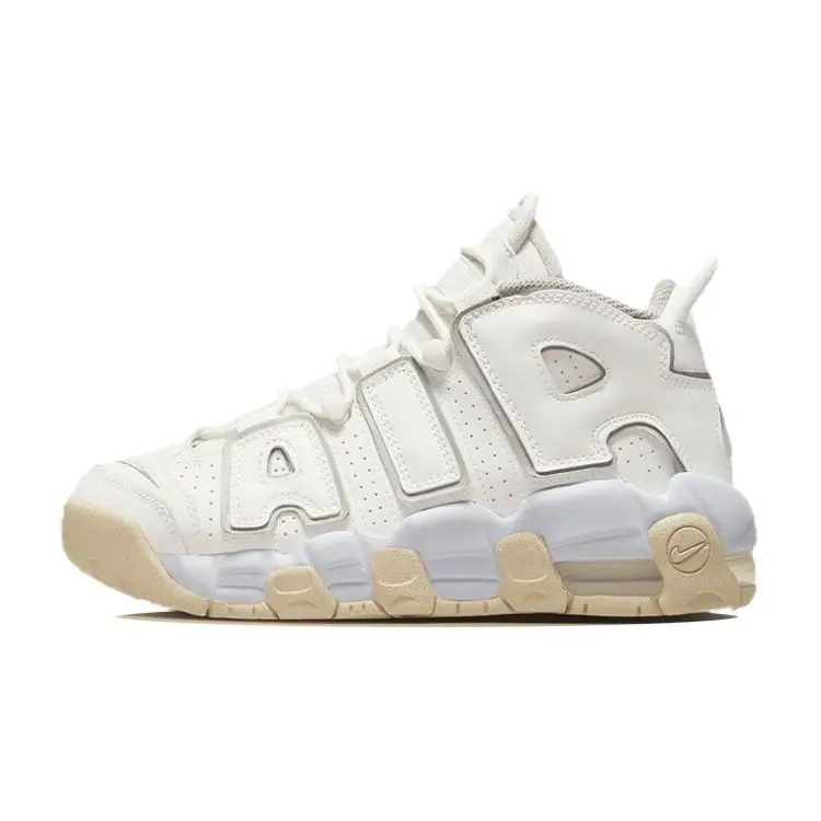 Air More Uptempo GS Phantom Sand Drift Sneakers da Bambino Bianco Light-Iron-Ore DM1023-001 39