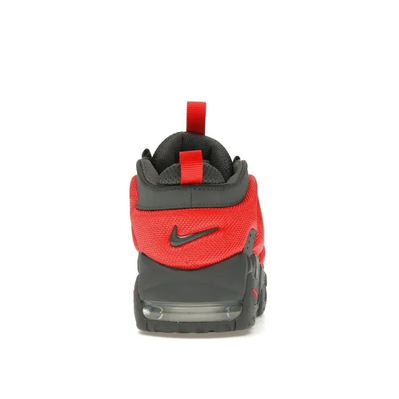 Air More Uptempo Low Grigio Scuro Rosso Chiaro Sneakers da Uomo Argento Metallizzato FZ3055-002 40.5 miniatura 3