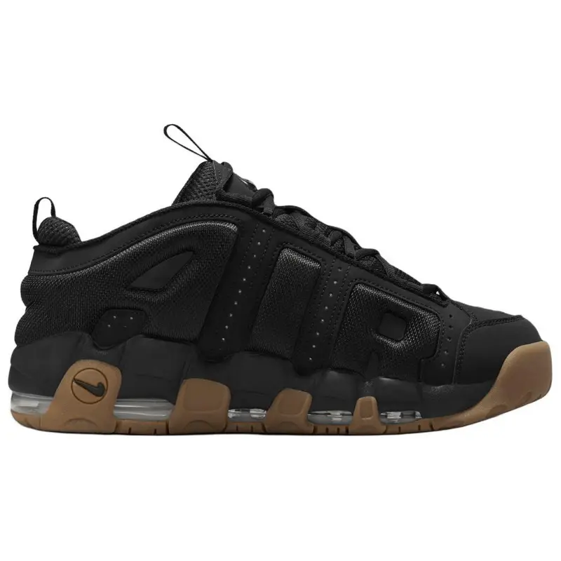 Air More Uptempo Low Nero Gomma Vintage Basket FZ3055-003 38 5 miniatura 3