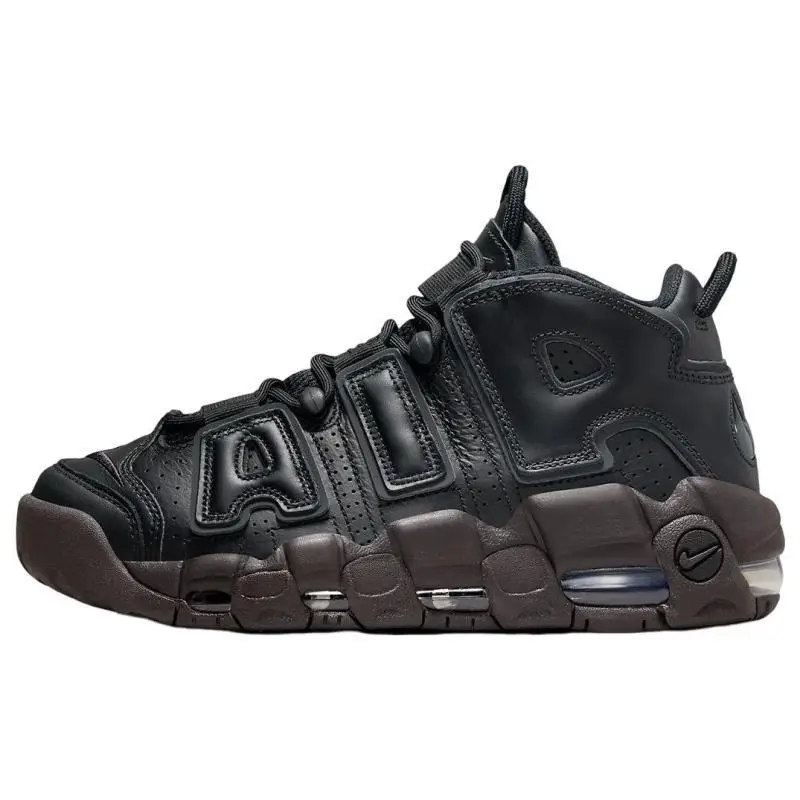 Air More Uptempo Nero Marrone Velluto Vintage Basket DV1137-001 41 nero