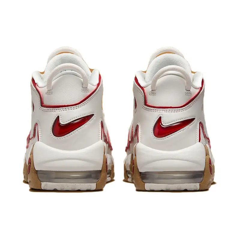 Air More Uptempo Phantom Gym Red Gum Sneakers da Donna Crema Gomma Marrone Chiaro Trasparente DV1137-002 36 miniatura 2