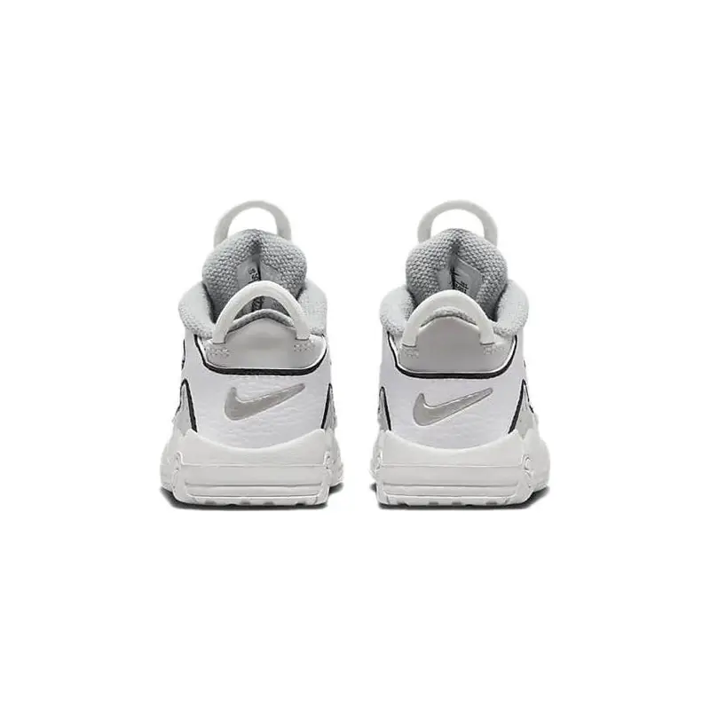 Air More Uptempo TD Photon Dust Nero Sneakers da Bambino Bianco Argento Metallizzato FD0024-001 27 miniatura 3