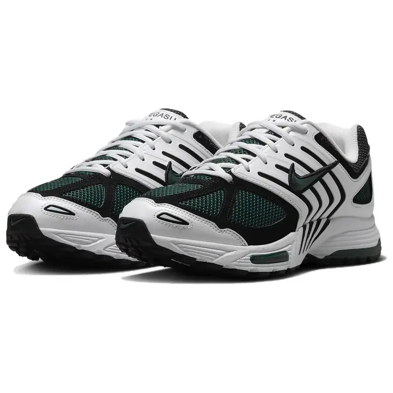 Air Pegasus 2K5 Bianco Verde Vintage Sneakers da Donna Nere HQ5718-102 36 5 miniatura 4