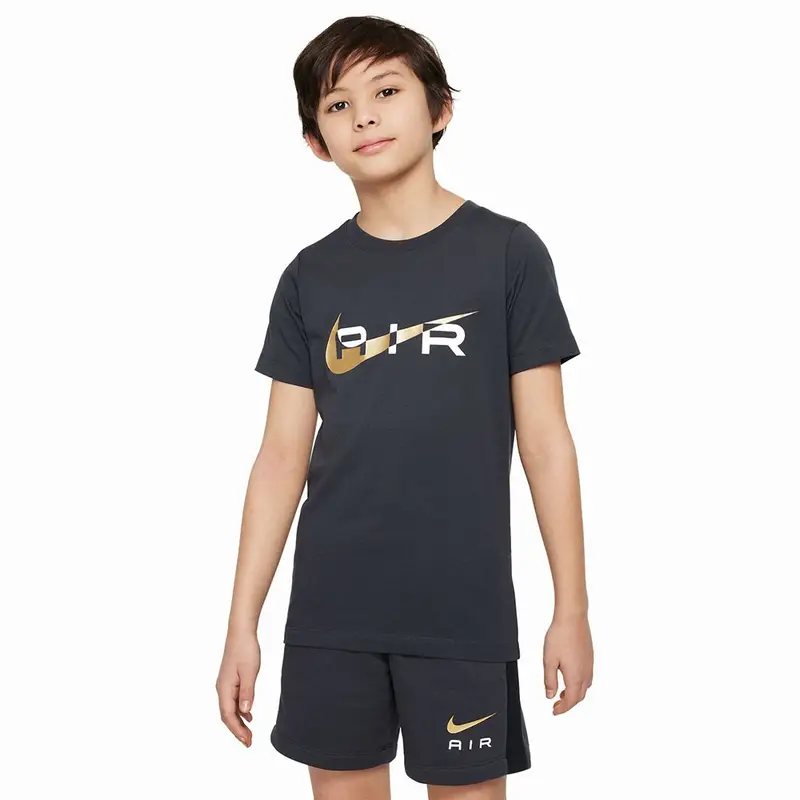 Air T-Shirt Logo Antracite Bambino S - Ragazzo