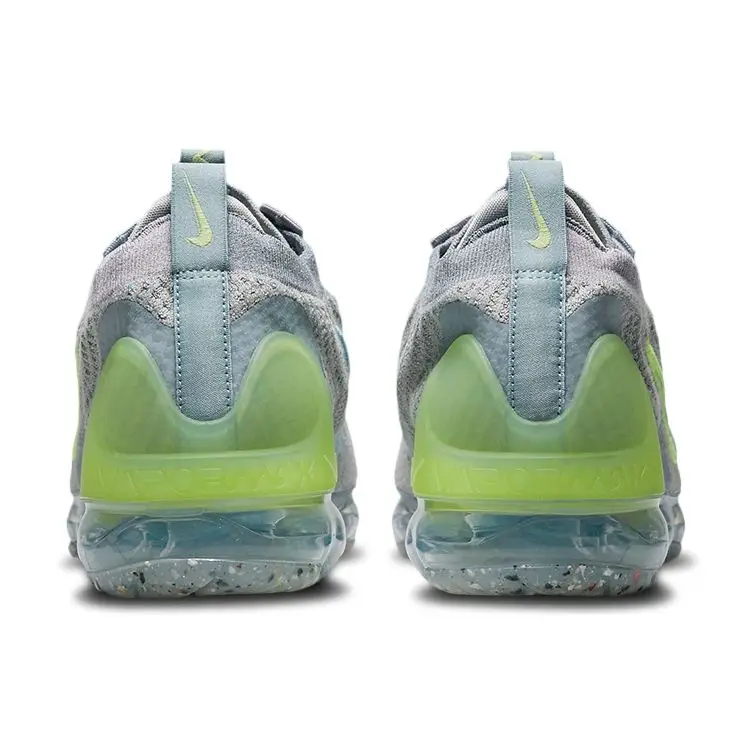 Air VaporMax 2021 Flyknit Grigio Chiaro Lime Liquido Uomo Sneakers Grigio Particellare Alluminio Grigio Appena DH4084-003 41 miniatura 4