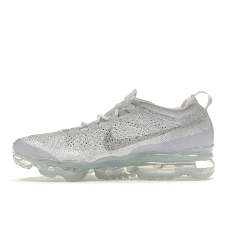Air VaporMax 2023 Flyknit Platino Puro Sneakers da Uomo Bianche DV1678-002 41 miniatura 4