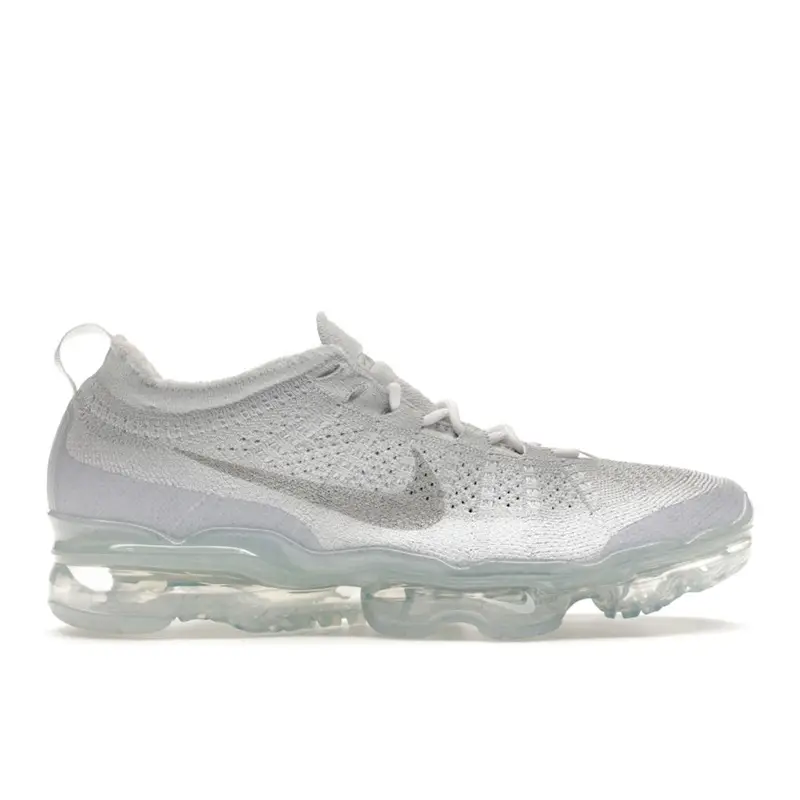 Air VaporMax 2023 Flyknit Platino Puro Sneakers da Uomo Bianche DV1678-002 41