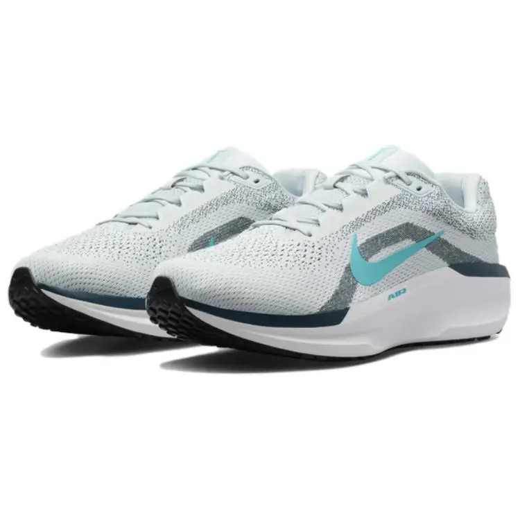 Air Winflo 11 Extra Largo Platino Puro Cactus Polveroso Sneakers da Uomo Grigio Armory-Navy Polvere di Fotone FQ8937-004 43 miniatura 4