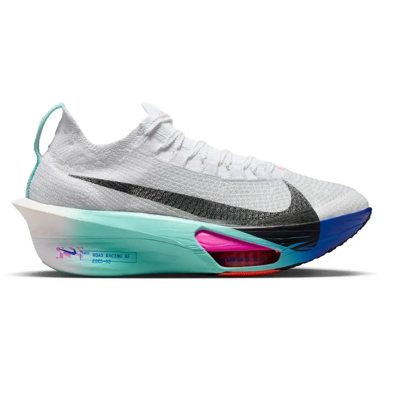 Air Zoom Alphafly 3 Bianco Nero-Hyper Turqu - Scarpe Running Donna EUR 40 / US 8,5