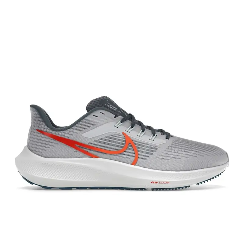 Air Zoom Pegasus 39 Platino Puro Arancione Totale Scarpe da Ginnastica Uomo Bianche DH4071-003 43