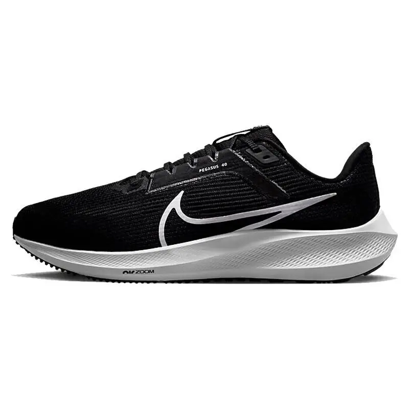 Air Zoom Pegasus 40 Larghe Nere Bianche Scarpe da Ginnastica da Uomo Grigio Ferro DV7480-001 45 5