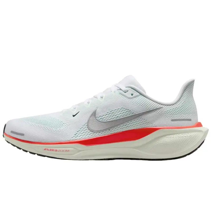 Air Zoom Pegasus 41 Verde Chiaro Cremisi Brillante Scarpe da Ginnastica da Uomo Bianco Argento Metallizzato FD2722-115 39