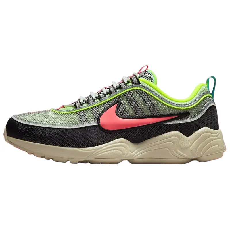 Air Zoom Spiridon Barely Volt Hot Punch Uomo Sneakers Verde Metallizzato-Argento Summit-White II1237-701 42 5