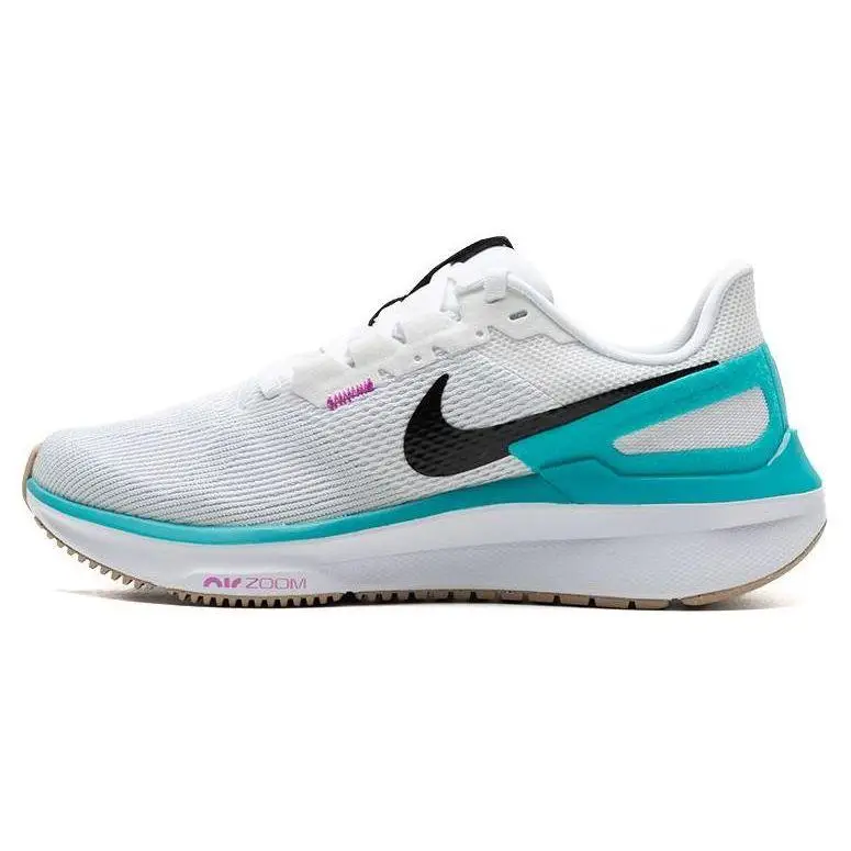 Air Zoom Structure 25 Bianco Cactus Polveroso Scarpe da Ginnastica da Donna Platino Puro Nero DJ7884-103 36