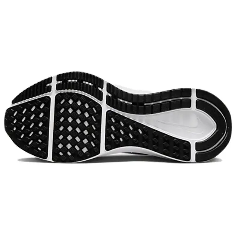 Air Zoom Structure 25 Nero Bianco Sneakers da Donna Grigio Fumo Scuro DJ7884-001 40 5 miniatura 2