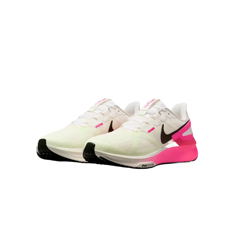 Air Zoom Structure 25 Vela Rosa Iper Uomo Sneakers Crema Cremisi Brillante Sequoia IB7451-100 44 5 miniatura 2