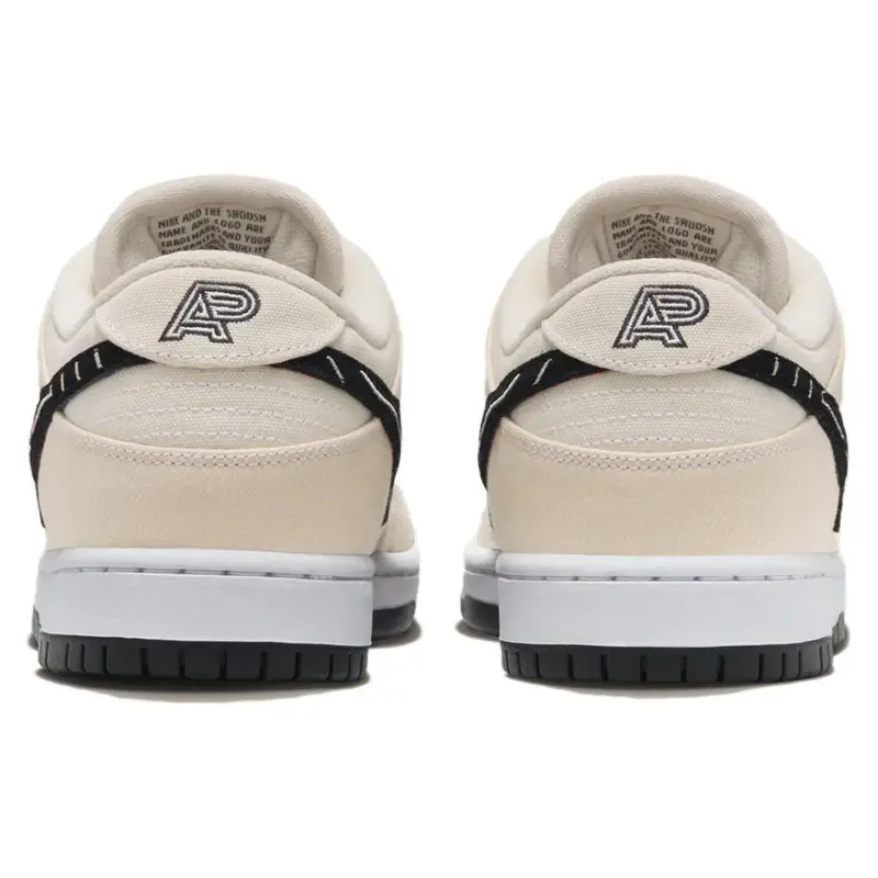 Albino & Preto x Nike Dunk Low SB Jiu-Jitsu Sneakers Unisex Marrone Fossile Nero FD2627-200 38 5 miniatura 4