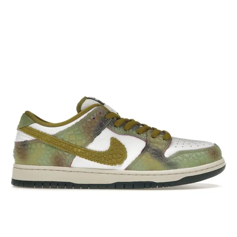 Alexis Sablone x Nike Dunk Low SB Camaleonte Sneakers da Uomo Verde Verde Petrolio Muschio del Deserto HJ3386-300 44 5