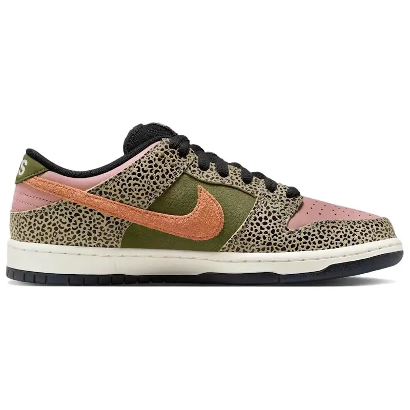 Arts-Rec x Nike Dunk Low SB Per Uso Ricreativo Sneakers Unisex Multicolor Kaki Marrone Ambrato IH3211-200 36 5 miniatura 3