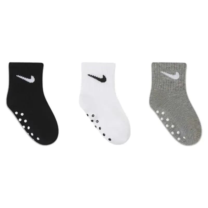 Nike Baby Boy's Grippy Socks 3 Pair Pack miniatura 2