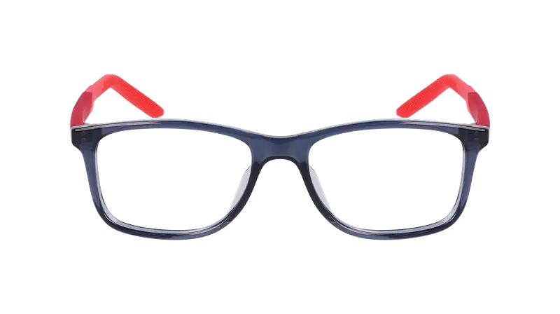 Nike Bambino NIKE 5037 036 Montature da vista Bio-iniettato Grigio Squadrata Normale Normale miniatura 2