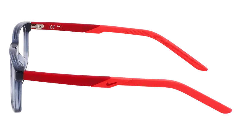 Nike Bambino NIKE 5037 036 Montature da vista Bio-iniettato Grigio Squadrata Normale Normale miniatura 3