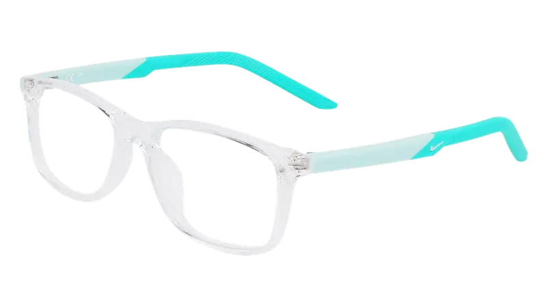 Nike Bambino NIKE 5037 900 Montature da vista Bio-iniettato Trasparente  Squadrata Normale Normale