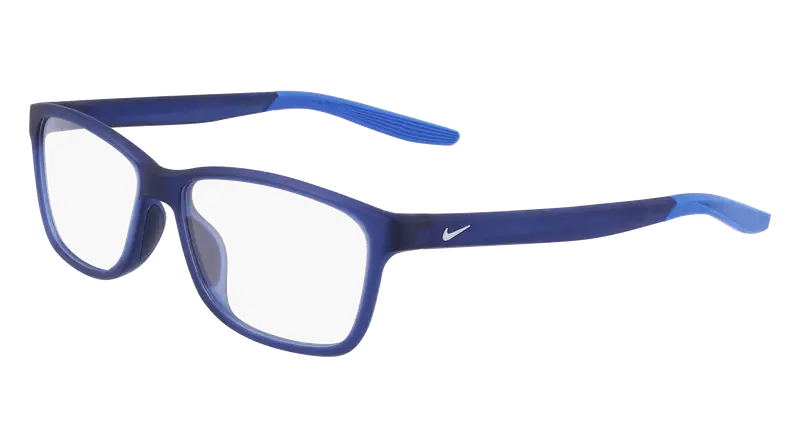 Nike Bambino NIKE 5048 410 Montature da vista Bio-iniettato Blu  Squadrata Normale Fotocromatiche