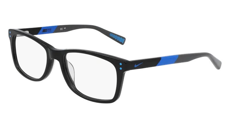 Nike Bambino NIKE 5538 013 Montature da vista Acetato Nero  Squadrata Normale Fotocromatiche