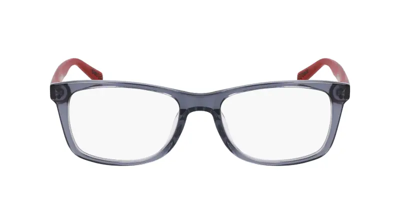 Bambino NIKE 5538 070 Montature da vista Acetato Grigio Squadrata Normale Fotocromatiche miniatura 2