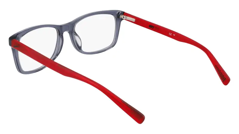 Bambino NIKE 5538 070 Montature da vista Acetato Grigio Squadrata Normale Fotocromatiche miniatura 3