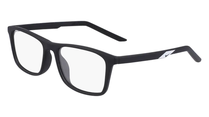 Nike Bambino NIKE 5544 001 Montature da vista Bio-iniettato Nero  Squadrata Normale Fotocromatiche