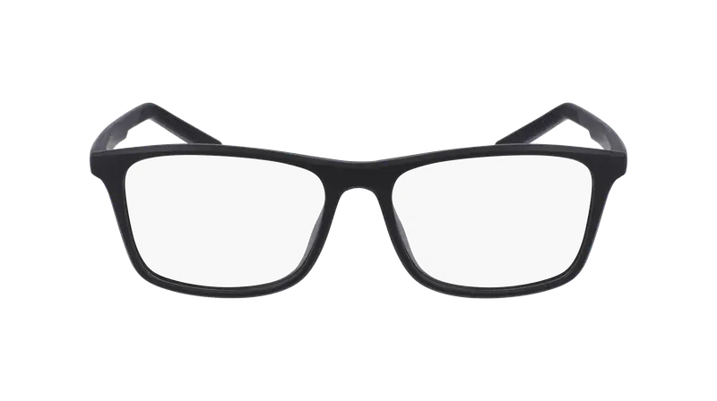 Nike Bambino NIKE 5544 001 Montature da vista Bio-iniettato Nero Squadrata Normale Fotocromatiche miniatura 2