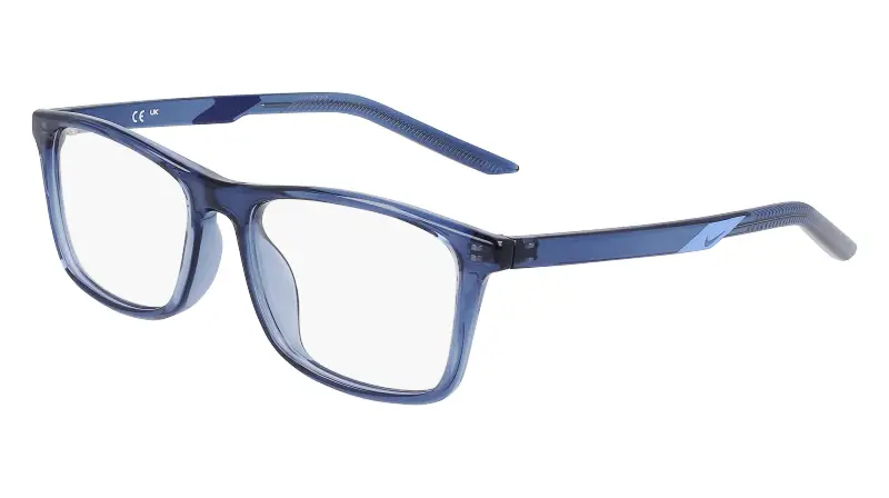 Bambino NIKE 5544 413 Montature da vista Bio-iniettato Blu Squadrata Normale Fotocromatiche