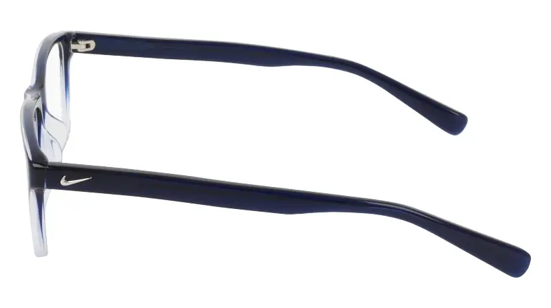 Bambino Nike NIKE 1000C 416 Montature da vista Acetato Blu Squadrata Normale miniatura 3