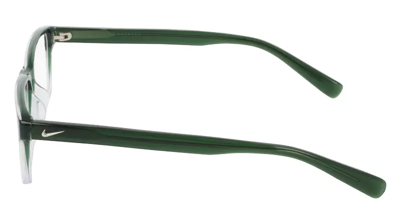 Bambino Nike NIKE 1001C 313 Montature da vista Acetato Verde Squadrata Normale miniatura 3