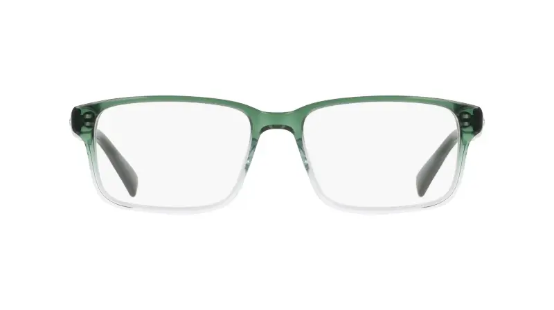 Bambino Nike NIKE 1001C 313 Montature da vista Acetato Verde Squadrata Normale miniatura 2