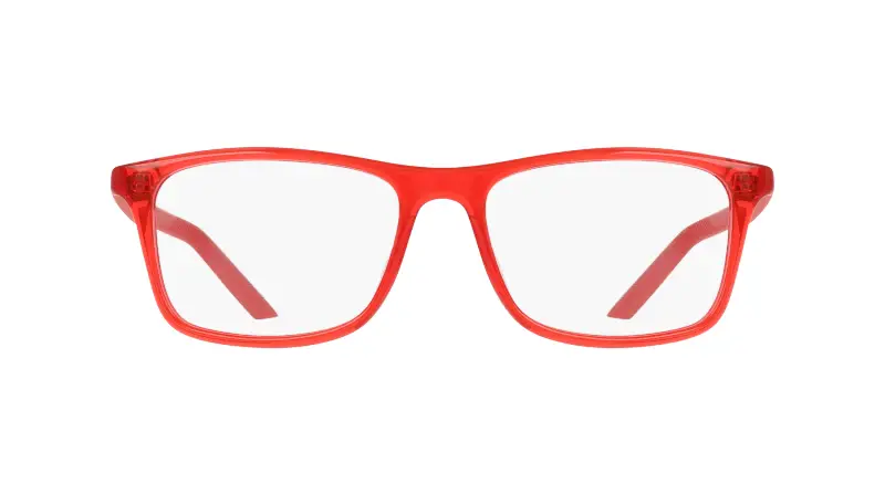 Bambino Nike NIKE 5544 600 Montature da vista Bio-iniettato Rosso Squadrata Normale miniatura 2