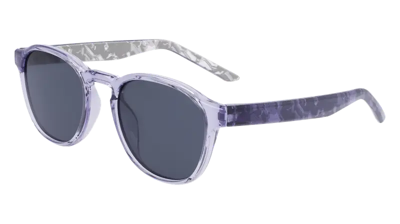 Nike Bambino NIKE SMASH DZ7382 519 Occhiali da sole Bio-iniettato Blu Grigio scuro Rotonda Normale Fotocromatiche