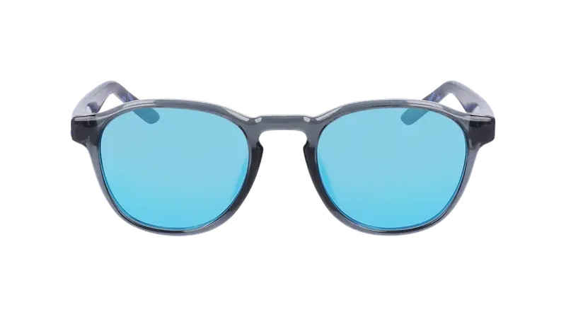 Nike Bambino NIKE SMASH M DZ7383 021 Occhiali da sole Bio-iniettato Grigio Blu Rotonda Normale Fotocromatiche miniatura 2