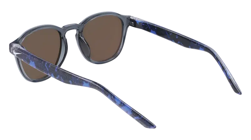 Nike Bambino NIKE SMASH M DZ7383 021 Occhiali da sole Bio-iniettato Grigio Blu Rotonda Normale Fotocromatiche miniatura 3