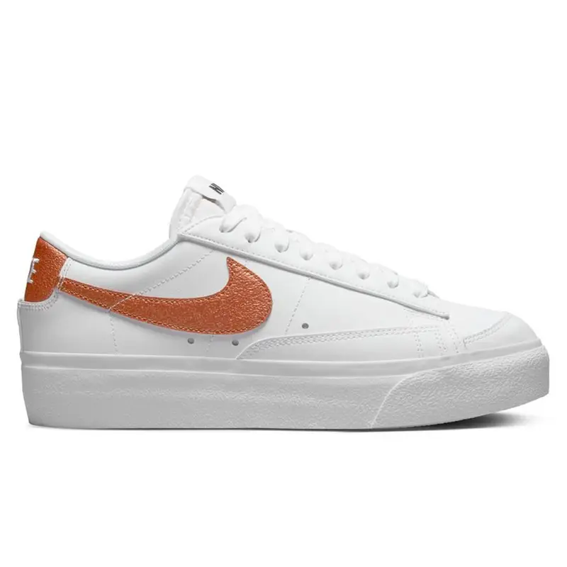 Blazer Low Platform New Bianco Bronzo - Sneakers Donna EUR 38,5 / US 7,5