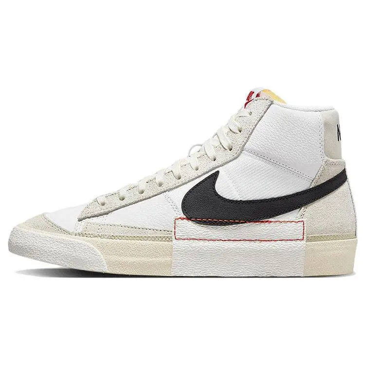 Blazer Mid 77 Pro Club Remastered - Light Bone Nero Scarpe da Ginnastica da Uomo Bianco Summit-White DQ7673-100 42 5