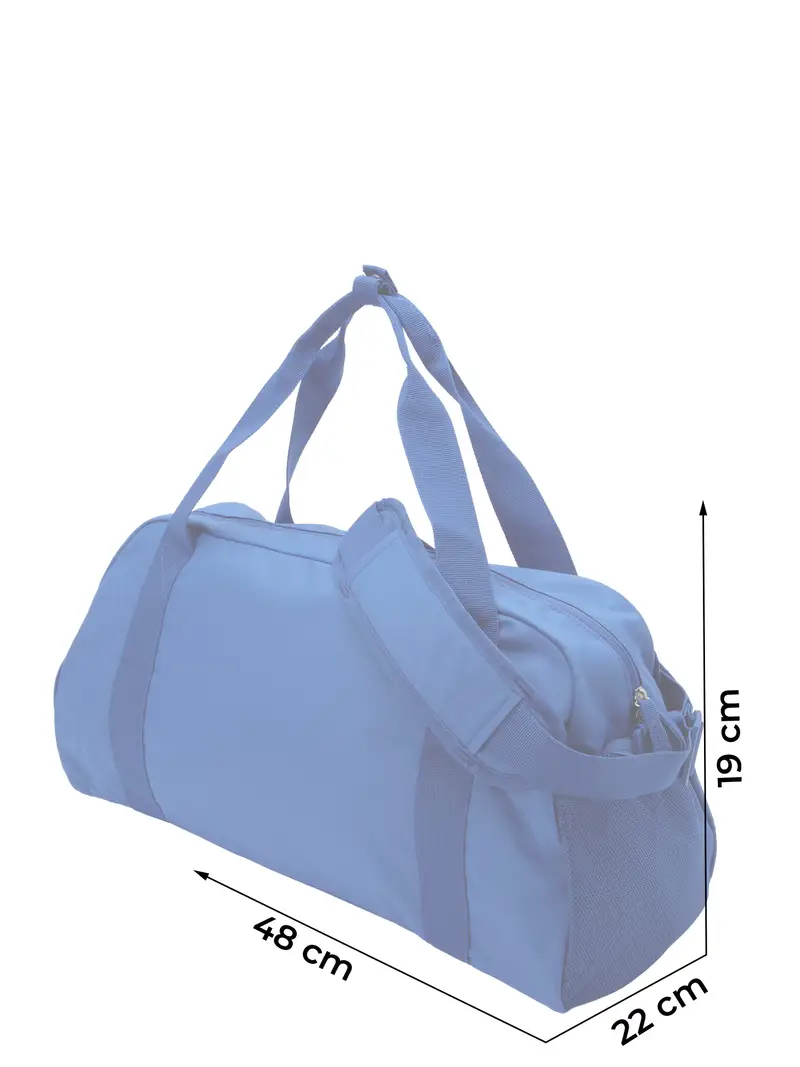 Borsa sportiva blu reale / bianco miniatura 2