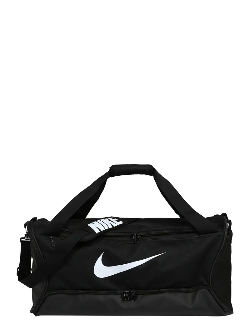 NIKE Borsa sportiva 'Brasilia 9.5'  nero / bianco