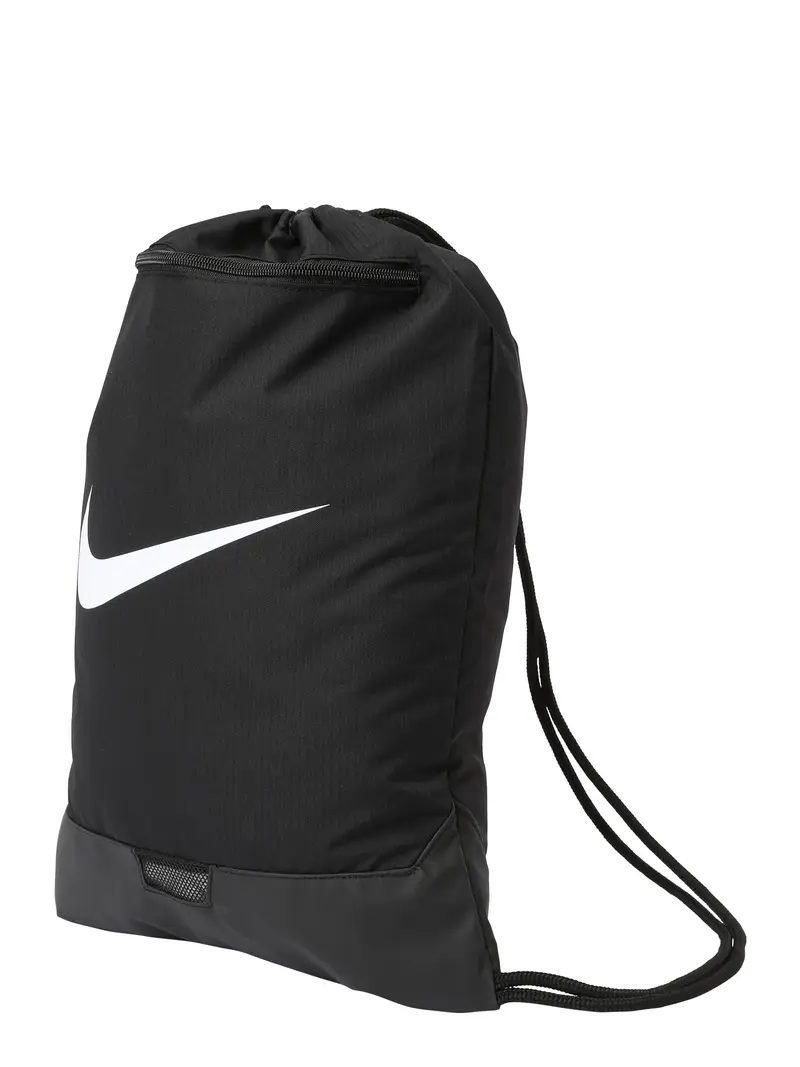 NIKE Borsone sportivo da palestra 'Brasilia'  nero / bianco