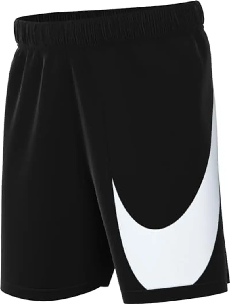 Nike Boy's Pantaloncini B Nk DF Multi+ Swoosh Short, Black/White/Black, FV0269-010, L