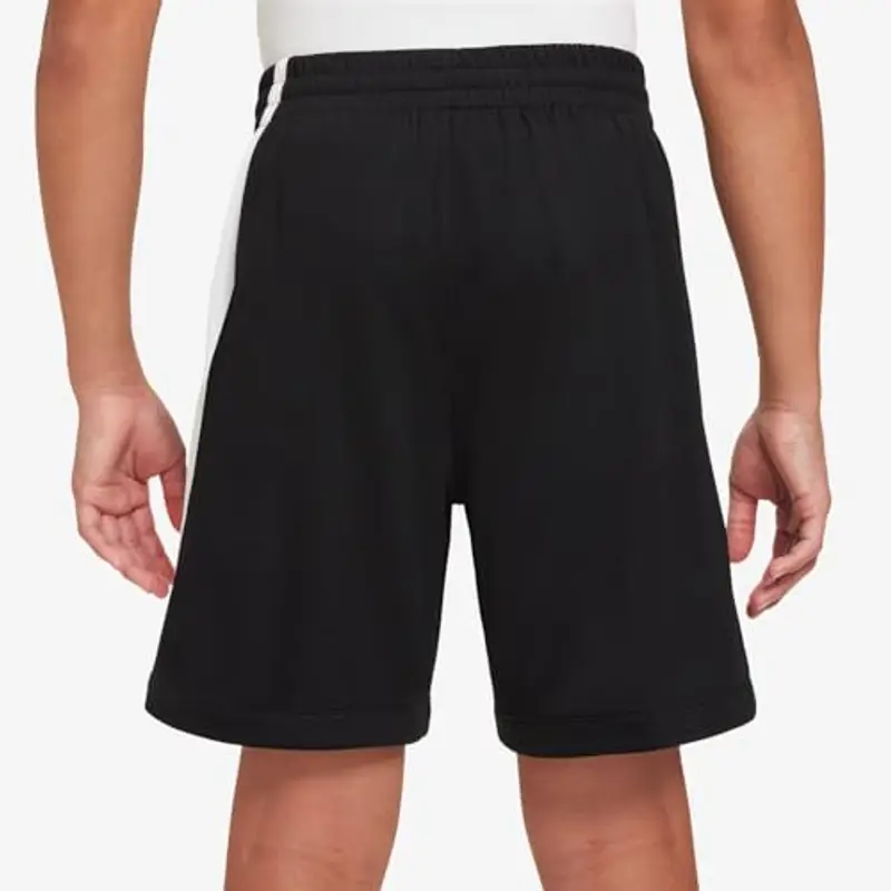 Nike Boy's Pantaloncini B Nk DF Multi+ Swoosh Short, Black/White/Black, FV0269-010, M miniatura 3