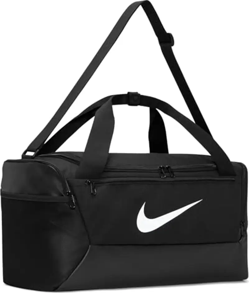 Nike Brasilia Borsa Sportiva Unisex Adulto, Nero/Bianco, S/41 L miniatura 2