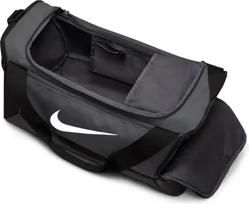 NIKE Brasilia Borse sportive Flint Grey/Black/White One Size miniatura 3